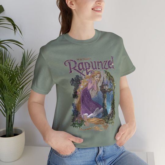 Rapunzel Tangled, T-shirt Disney World, Movie