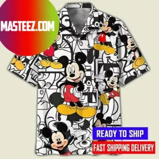 Mickey Mouse Summer 3D HAWAII SHIRT Mother Day Gift All Over Print