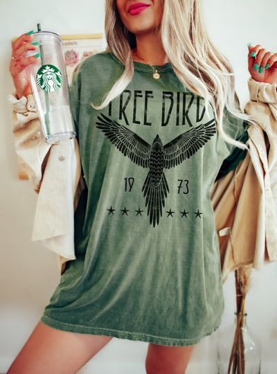 Free Bird Shirt | Comfort Colors Boho TShirt | Free Bird Tee | Eagle Shirt