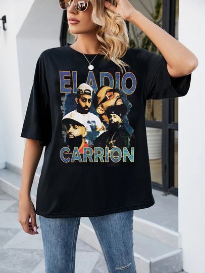Eladio Carrin Unisex Shirt Eladio Carrin Bootleg Shirt, Retro Eladio Carrin Shirt For Fan