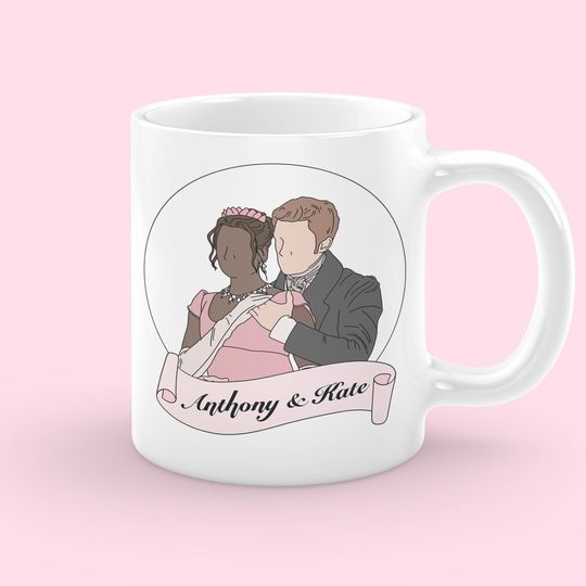 Bridgerton Season 2 - Anthony and Kate Illustration Gift Mug