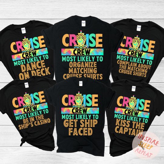 Most Likely To Matching Cruise Shirts, Cruise Squad 2024, Birthday Cruise Shirt