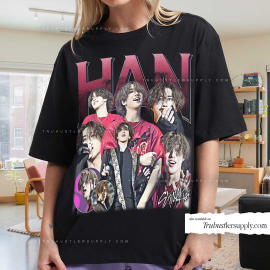 Vintage Han Straykids Kpop Inspired Graphic Shirt, Han Retro T Shirt, Han Kpop Bootleg Shirt, Vintage Kpop Shirt for her Birthday