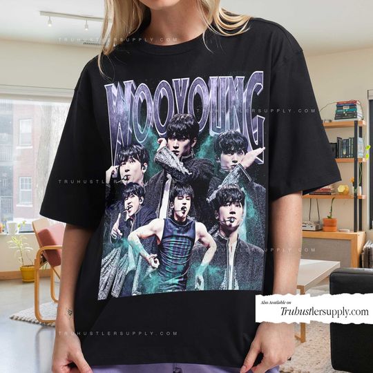 Wooyoung Ateez inspired Vintage Graphic Shirt, Ateez Concert retro Shirt, Ateez World Tour shirt, shirt for atiny