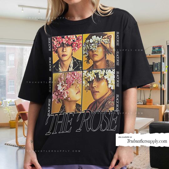 Kim Woosung jaehyeong dojoon hajoon Retro Graphic shirt tee, The Rose Shirt tee tshirt, Kpop Gift , The Rose shirt