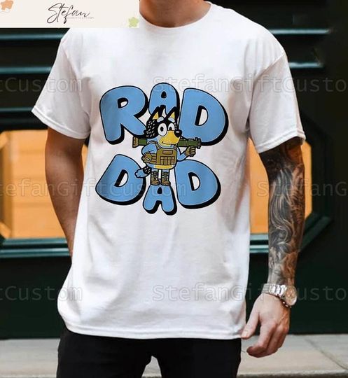 Bandit BlueyDad Rad Dad Shirt, Cool Dad Club Shirt