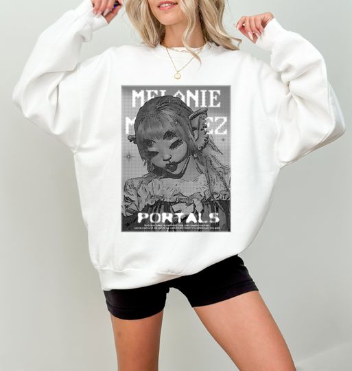 Melanie Martinez Black and White Fan Sweatshirt