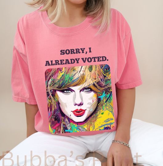 Taylor for President Unisex Garment-Dyed T-shirt