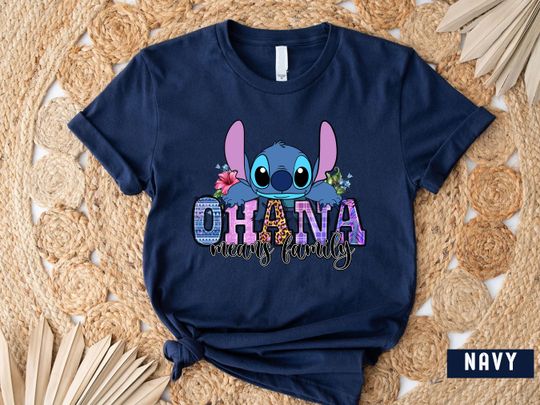 Ohana Shirt, Stitch Ohana Shirt, Disney Shirt, Lilo And Stitch Shirt