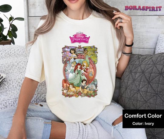 Retro Princess Shirt, Disney Princess Shirt