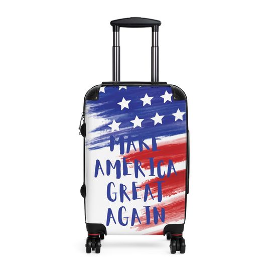 Suitcase USA Flag Make America Great Again