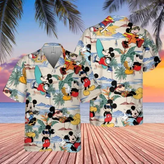 Mickey Hawaii Shirt, Mickey Aloha Shirt, Disney Hawaiian Shirt, Summer Vacation