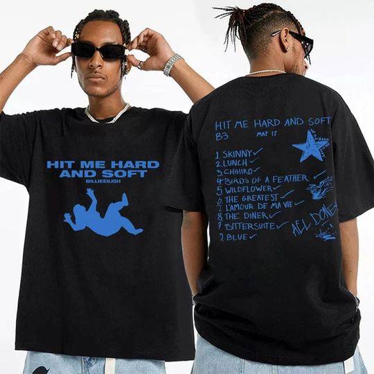 Hit Me Hard And Soft Tracklist 2 Sides Shirt, Billie T-Shirt