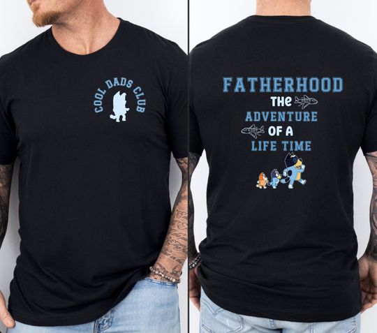Cool Dads Club BlueyDad Shirt, Bandit Heeler Shirt, BlueyDad Dad Shirt