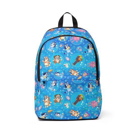 Blue Dog Inspired School/Nappy Bag
