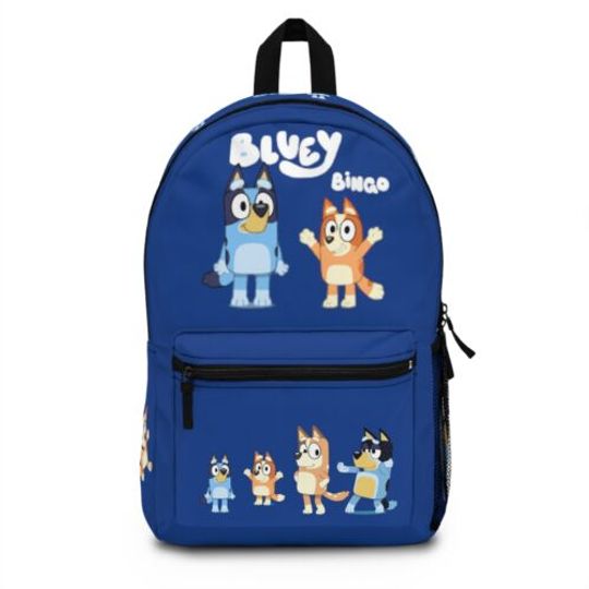 BlueyDad and Bingo Backpack, Children's Book Bag