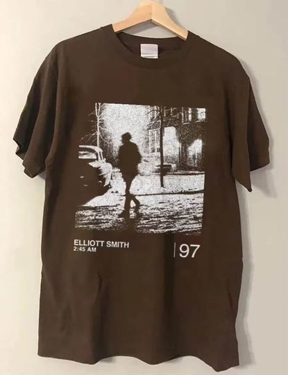 Elliott Smith / 2:45am / Minimalist Graphic Artwork Design T Shirt