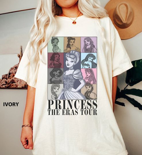 Disney Princess Eras Tour Shirt, Disney Princess Tour