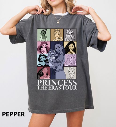 Disney Princess Shirt, Disney Princess Eras Tour Shirt