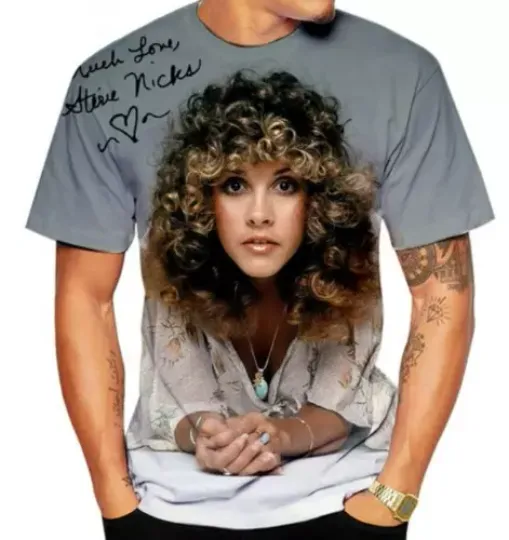 Stevie Nicks Unisex 3D Shirt, Stevie Nicks Merch