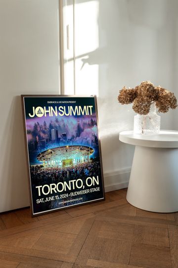 John Summit Tour 2024 Toronto On Poster