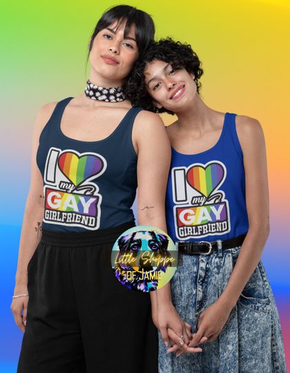 Pride month graphic tank top love is love tank top