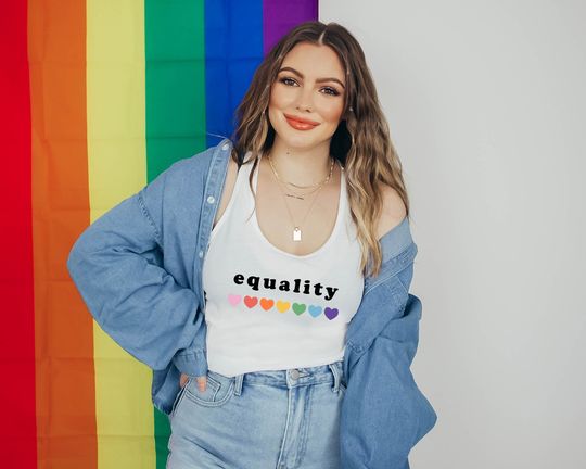Equality Tank Top | Pride Month | Feminist Crop Top | Girl Power shirt