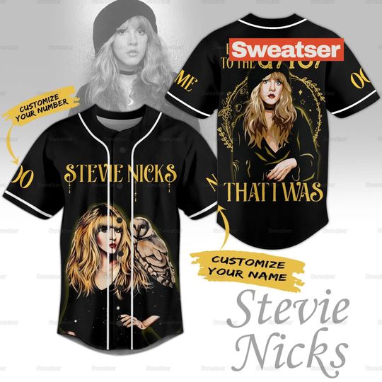 Personalize Stevie Nicks Baseball Shirt, Stevie Nicks 2024 Shirt, Stevie Nicks Merch, Stevie Nicks Concert,