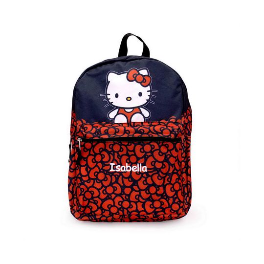 Personalized Hello Kitty Red Bow Backpack