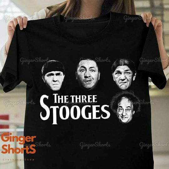 Three Stooges T-Shirt, The Stooges Tee, Funny Three Stooges Movie Tshirt, Three Stooges Fan