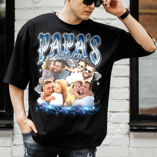 Custom Dad Bootleg Rap Tee, Custom Your Own Bootleg Shirt