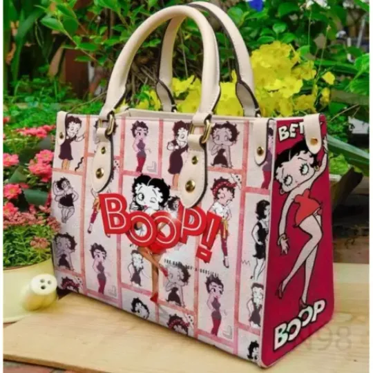 Betty Boop Trending Fashion Lady Handbag, Handmade Bag, Gift For Girlfriend