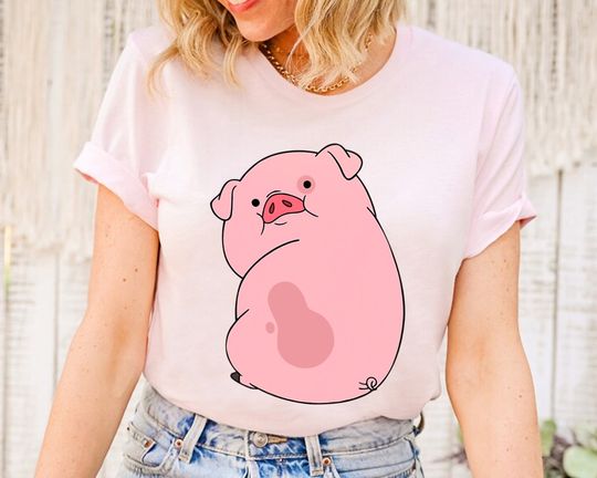 Disney Channel Gravity Falls Waddles the Pig shirt, Channel Game Disney Outfits Shirt