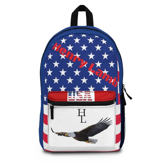American Flagg Bald Eagle Backpack