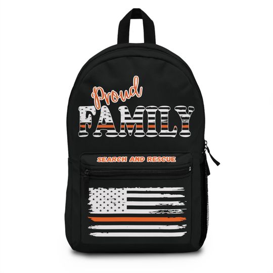 Thin Orange Line Backpack, Search And Rescue, SAR Family Gift