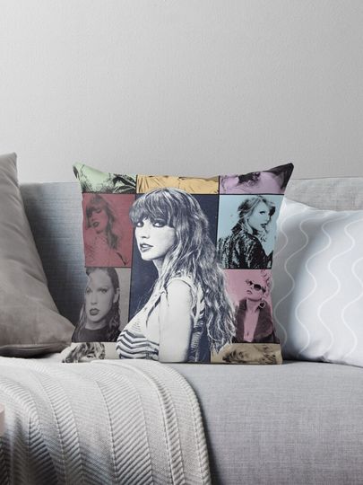 Taylor The Era's Tour Poster Art Work Pillow