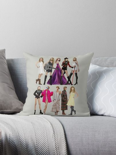 Taylor S Eras - Fan Art Pillow