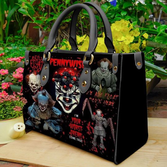 Horror Halloween Handbag, Horror Leather Bag