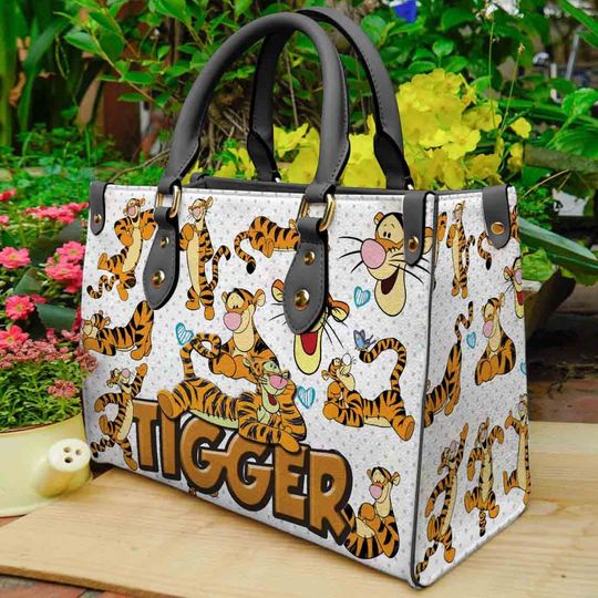 Tigger Handbag, Tigger Leather Bag, Tigger Disney handbag