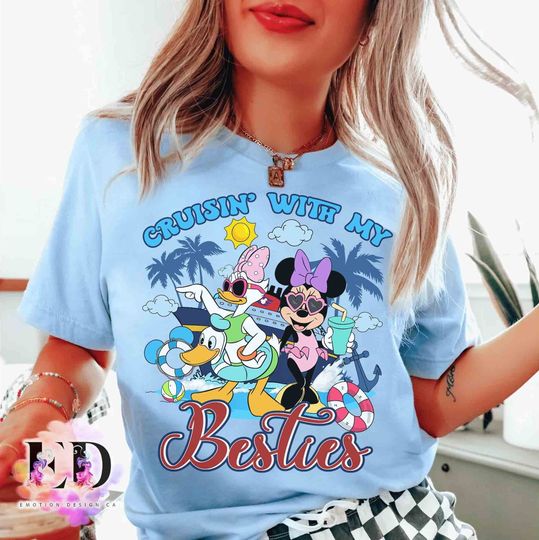 Disney Cruise Line Minnie and Daisy Cruisin With My Bestie T-shirt