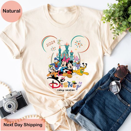 Disney Family Vacation Shirt, 2024 Disney T-Shirt, Disney Trip 2024 Shirt