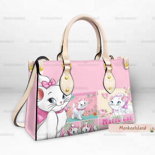 Marie Cat Leather Bag, Disney Marie Cat Handbag
