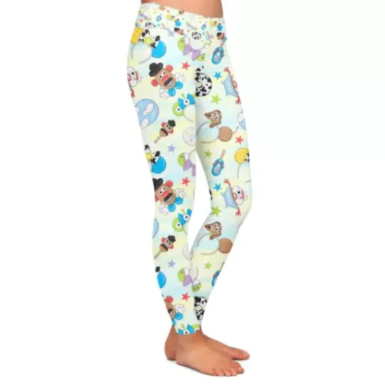 Toy Story Characters Iconic Symbol Mouse Ears Disney Leggings