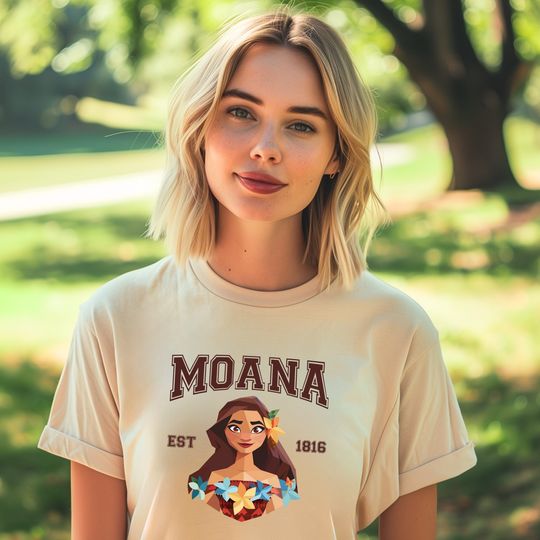 Princess Moana Disney Movie T-shirt