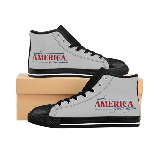 Make America Great Again MAGA Sneakers | MAGA Men's High-tops Sneakers