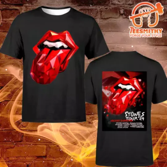 The Rolling Stones Hackney Diamonds Tour 2024 Unisex T-Shirt