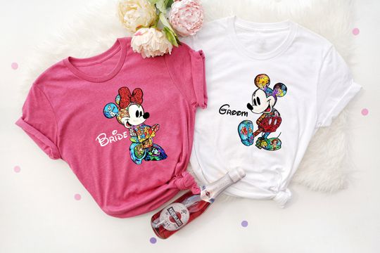 Personalized Mickey Mouse Shirt, Minnie Mouse Shirt , Disney Couple Shirt