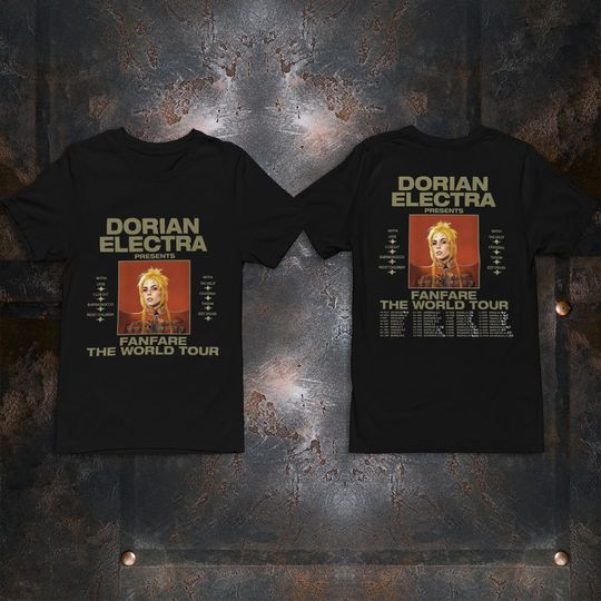 Vintage Dorian Electra Fanfare World Tour T-Shirt, Dorian Electra Fan Shirt