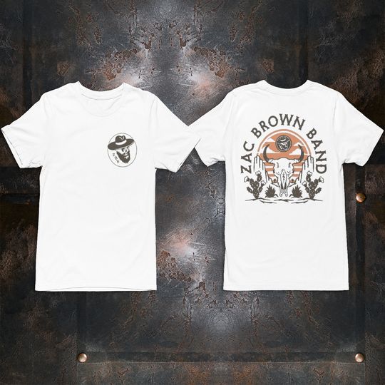 Zac Brown Band 2024 Tour T-Shirt, Fans Gift