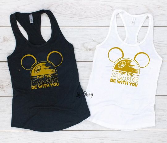 Star Wars May The Magic Be With You Disney Tank Top